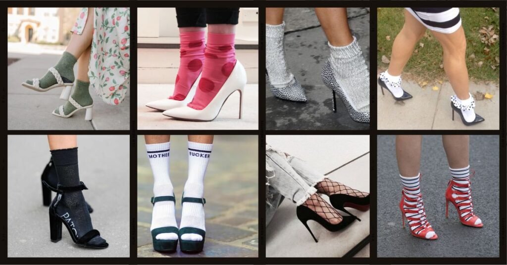 Socks With Heel Shoe